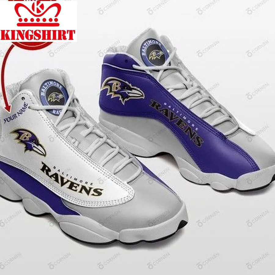 Baltimore Ravens Shoes Personalized Air Jd13 Sneakers Gift For Fan