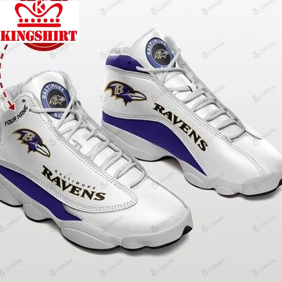 Baltimore Ravens Shoes Personalized Air Jd13 Sneakers Perfect Gift