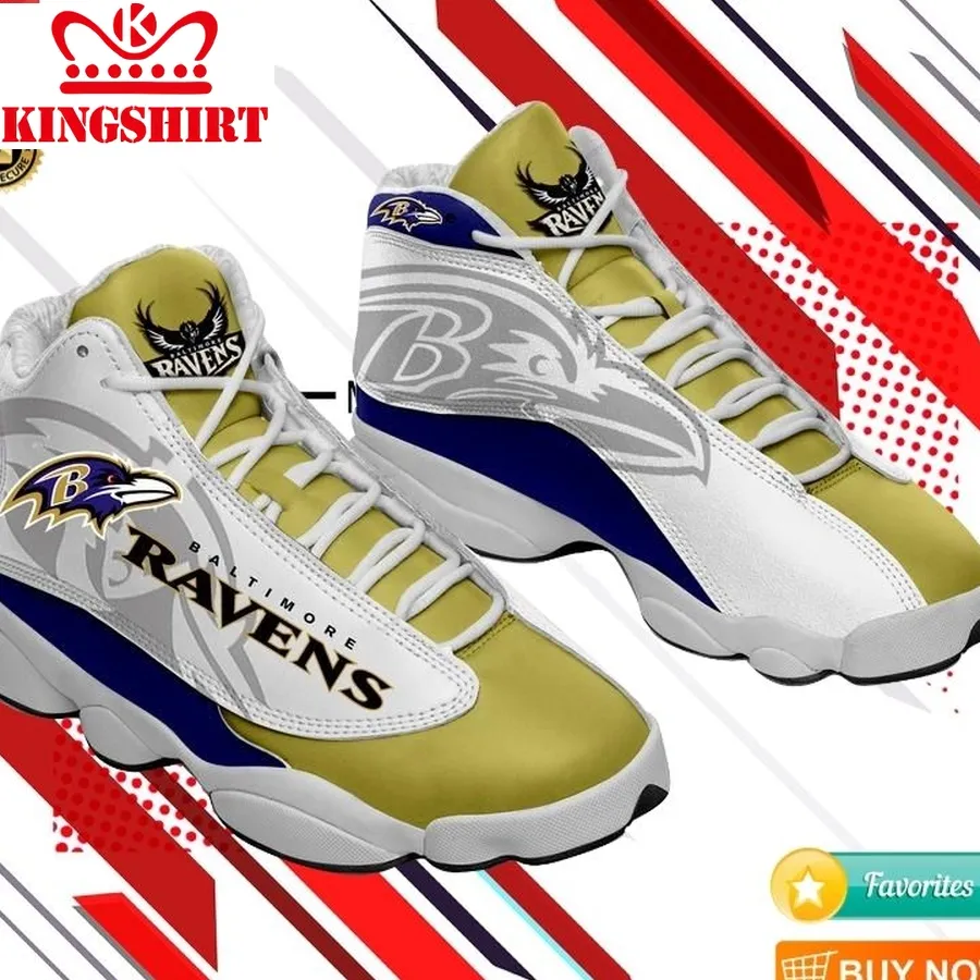 Baltimore Ravens Sneakers Football Team Sneakers Jordan 13 Shoes