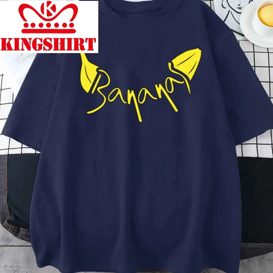 Banana Text Design Savannah Bananas Long Unisex T Shirt