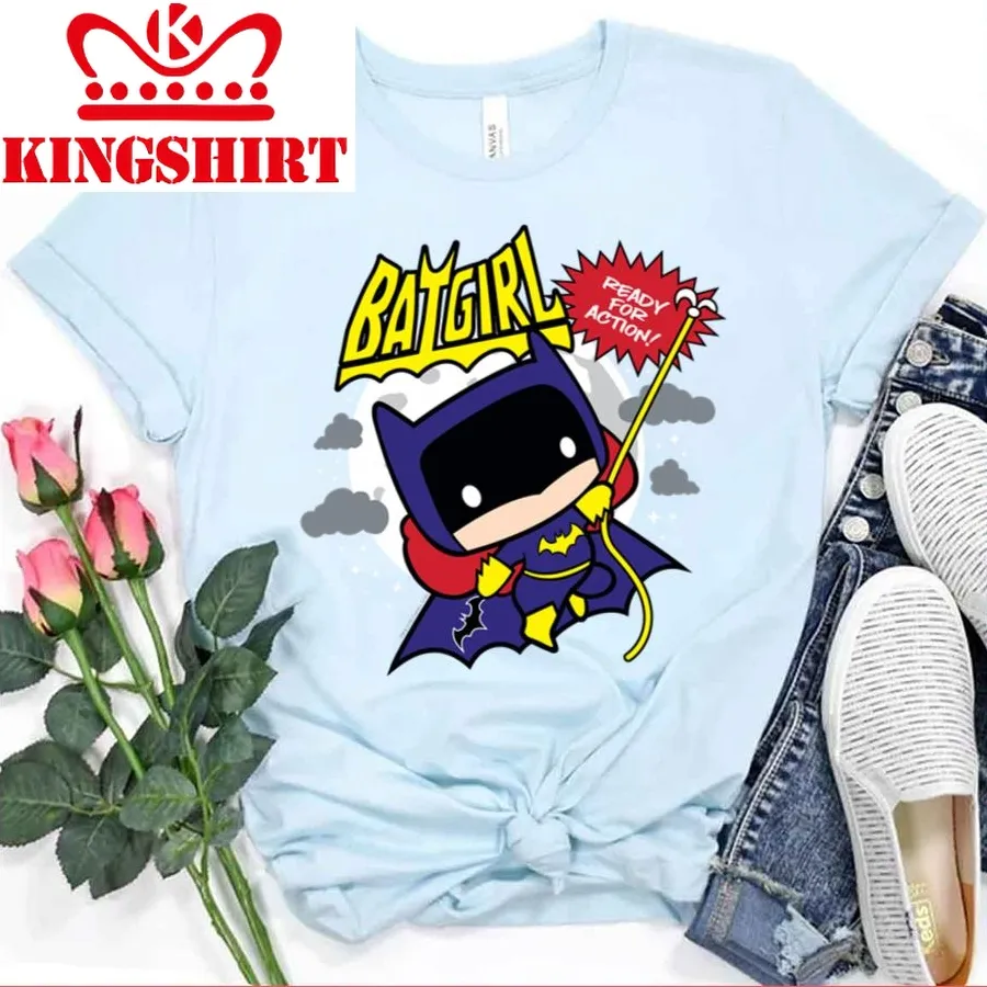Batgirl Ready For Action Chibi Unisex T Shirt