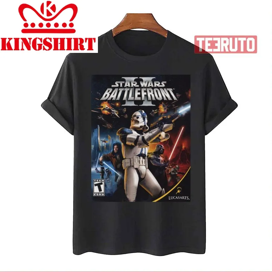 Battlefront Ii Video Game Cover Star Wars Unisex T Shirt