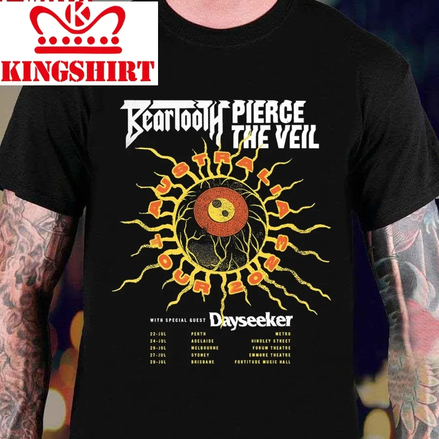 Beartooth X Pierce The Veil Australia Tour 2023 Unisex T Shirt