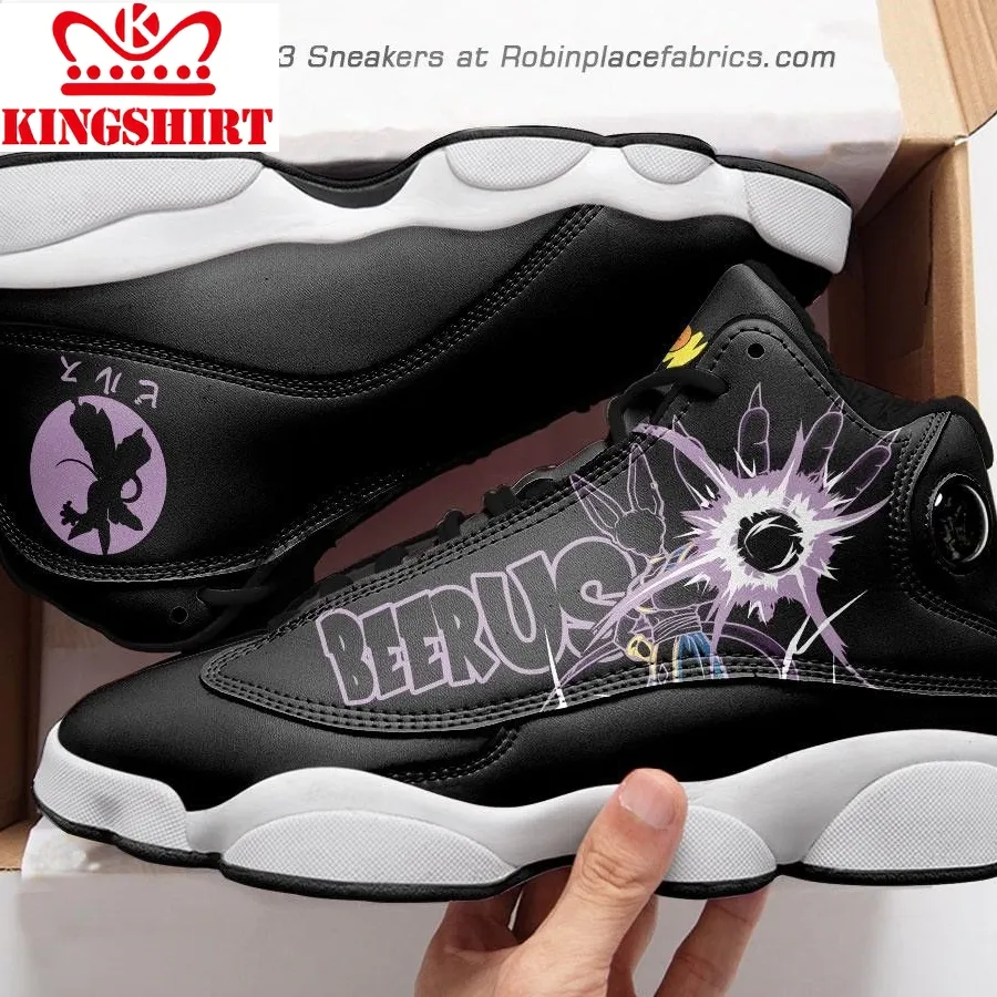 Beerus  Jd 13 Sneakers, Dragon Ball Super Custom Shoes