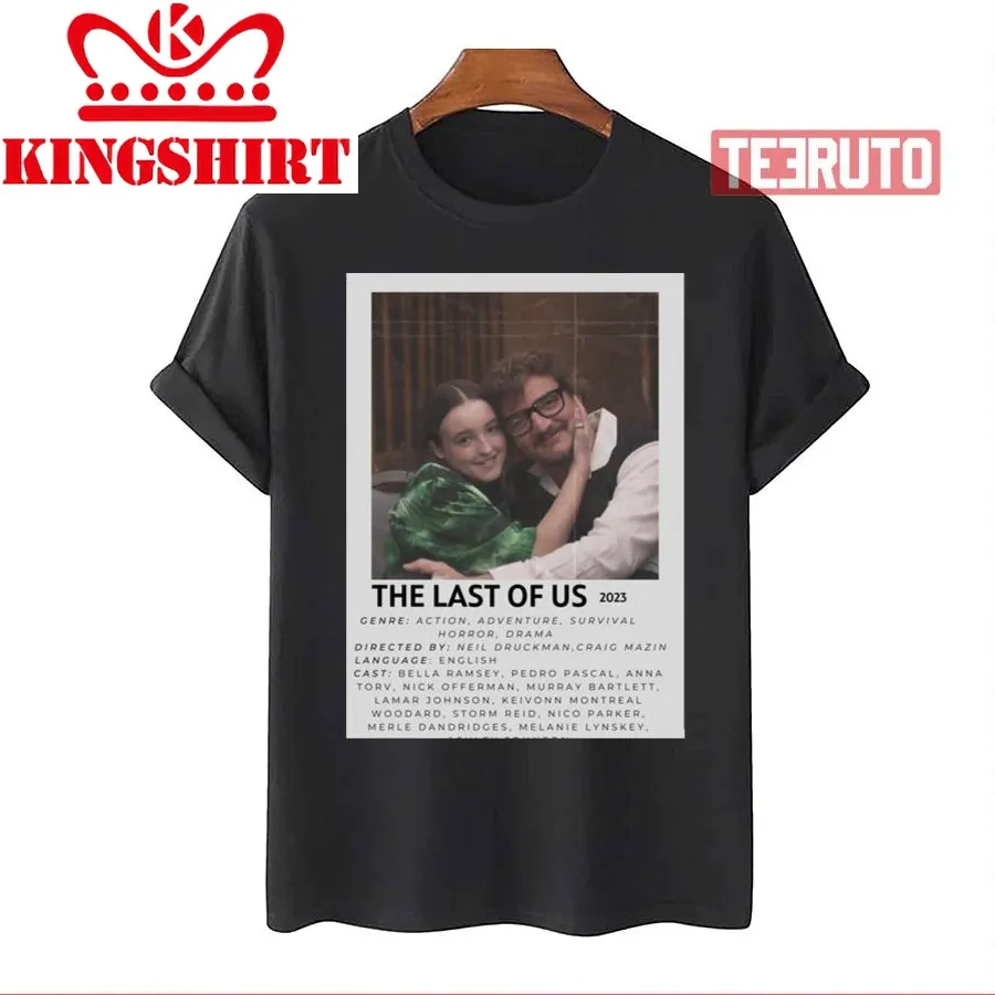 Bella Ramsey And Pedro Pascal Hugging The Last Of Us Unisex T Shirt