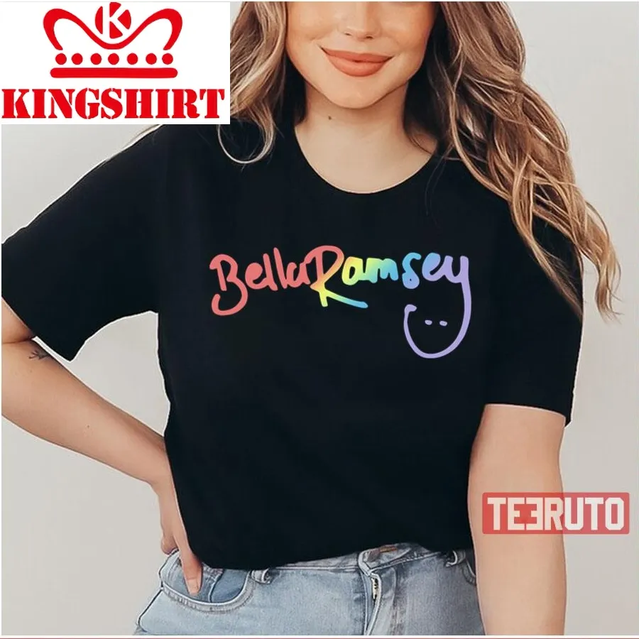 Bella Smile Signature Rainbow Gay Pride Flag Unisex T Shirt