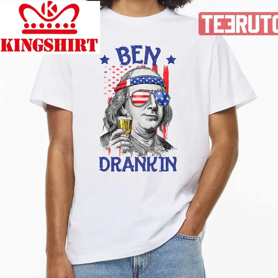 Ben Drankin Usa Flag 4Th Of July Patriot Funny Art Memorial Day Unisex T Shirt