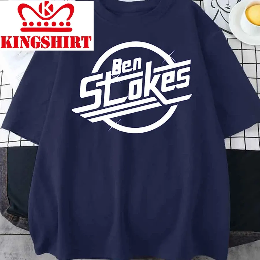 Ben Strokes White Logo Cricket Unisex T Shirt