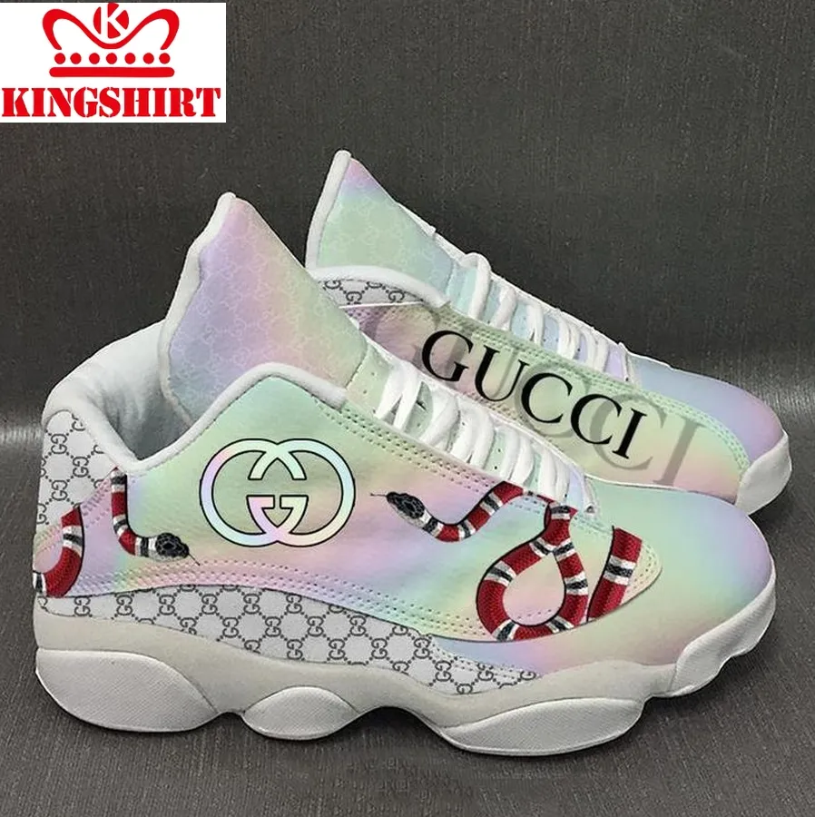 Best Gucci Reflective Color Air Jordan 13 Sneakers Sport Shoes Gucci Gifts For Men Women L Jd13