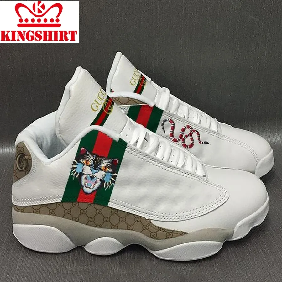Best Gucci Tiger Multi Color Sneakers Air Jordan 13 Gucci Sport Shoes Gifts For Men Women L Jd13