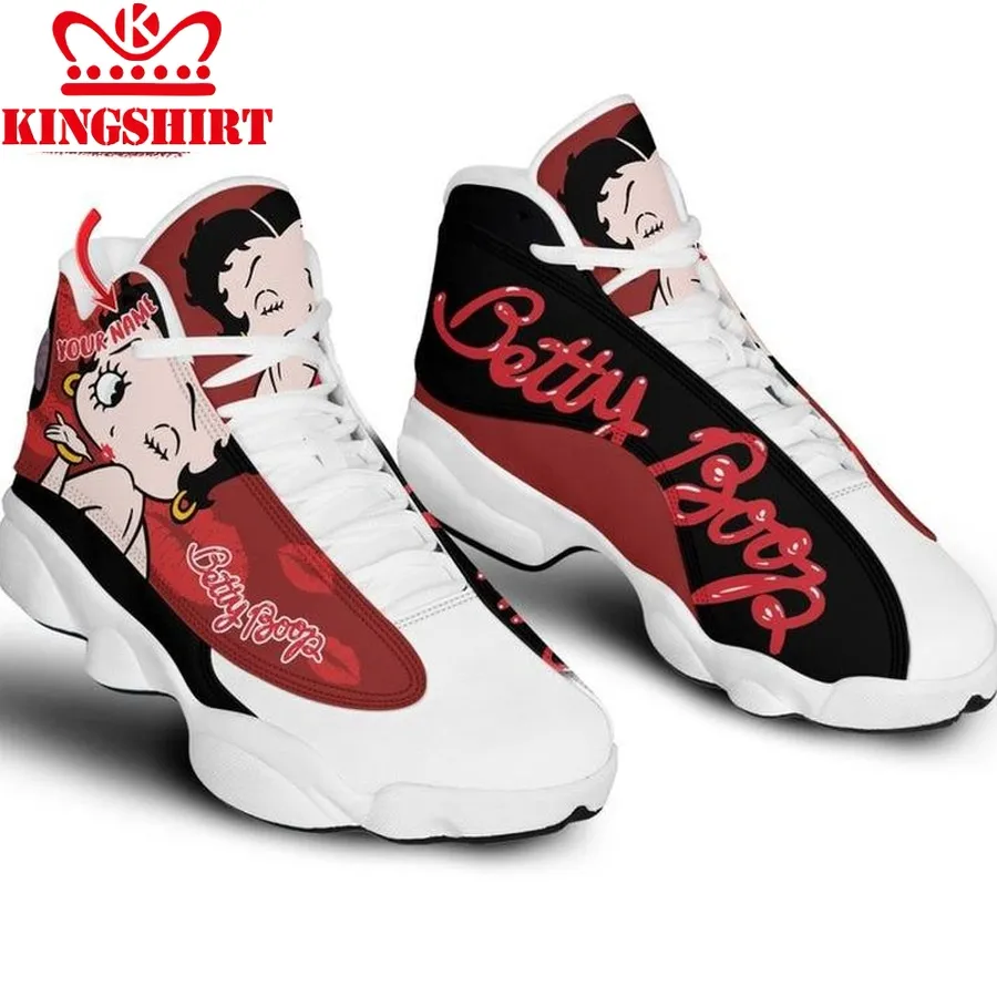 Betty Boop Cartoon Air Jordan 13 Film Personalized Custom Sneakers Sport Shoes Running Shoes Top Gifts