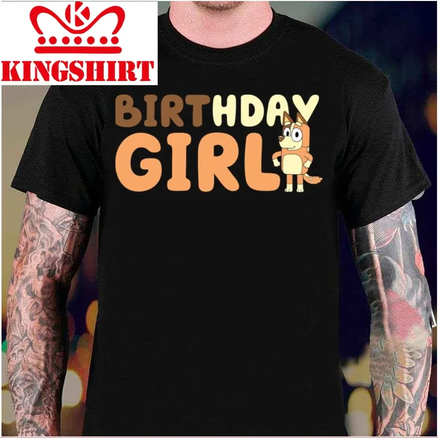 Bingo Birthday Girl Bluey Unisex T Shirt