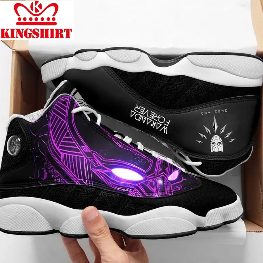 Black Panther Shoes Form Air Jordan 13 Sneakers Hao1 Jd13 Sneakers Personalized Shoes Design