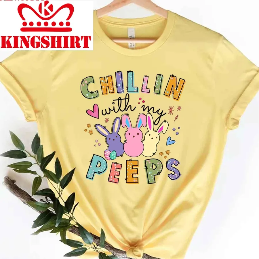 Blink Blink Chillin With My Peeps Unisex T Shirt