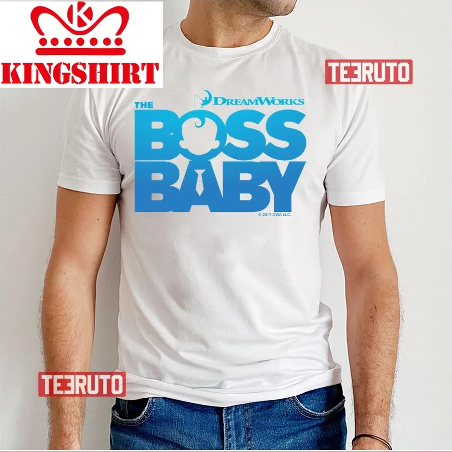 Blue Design The Boss Baby Logo Unisex T Shirt