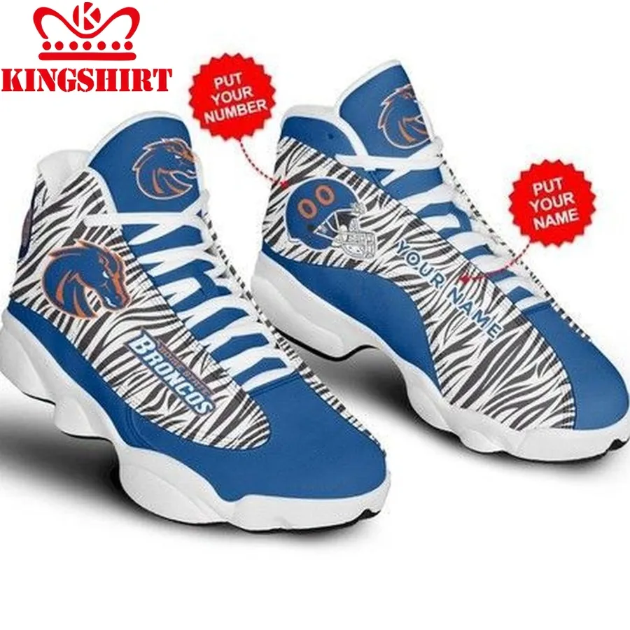 Boise State Broncos Football Personalized Shoes Air Jd13 Sneakers
