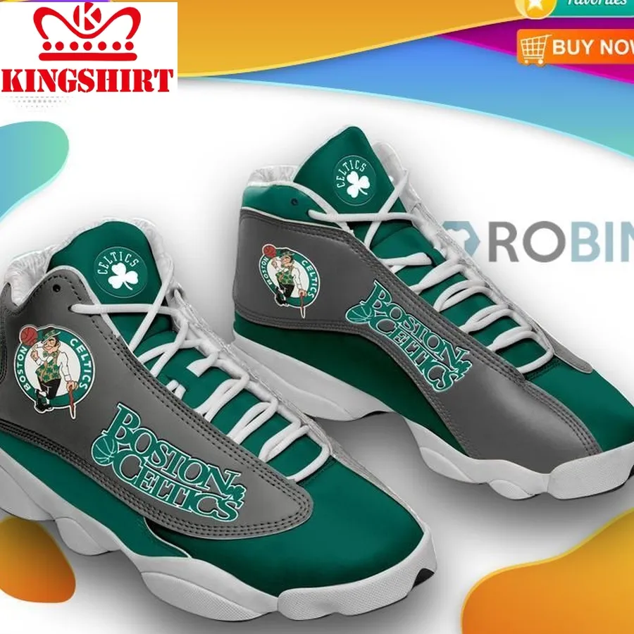 Boston Celtic Basket Ball Team Air Jordan 13 Shoes