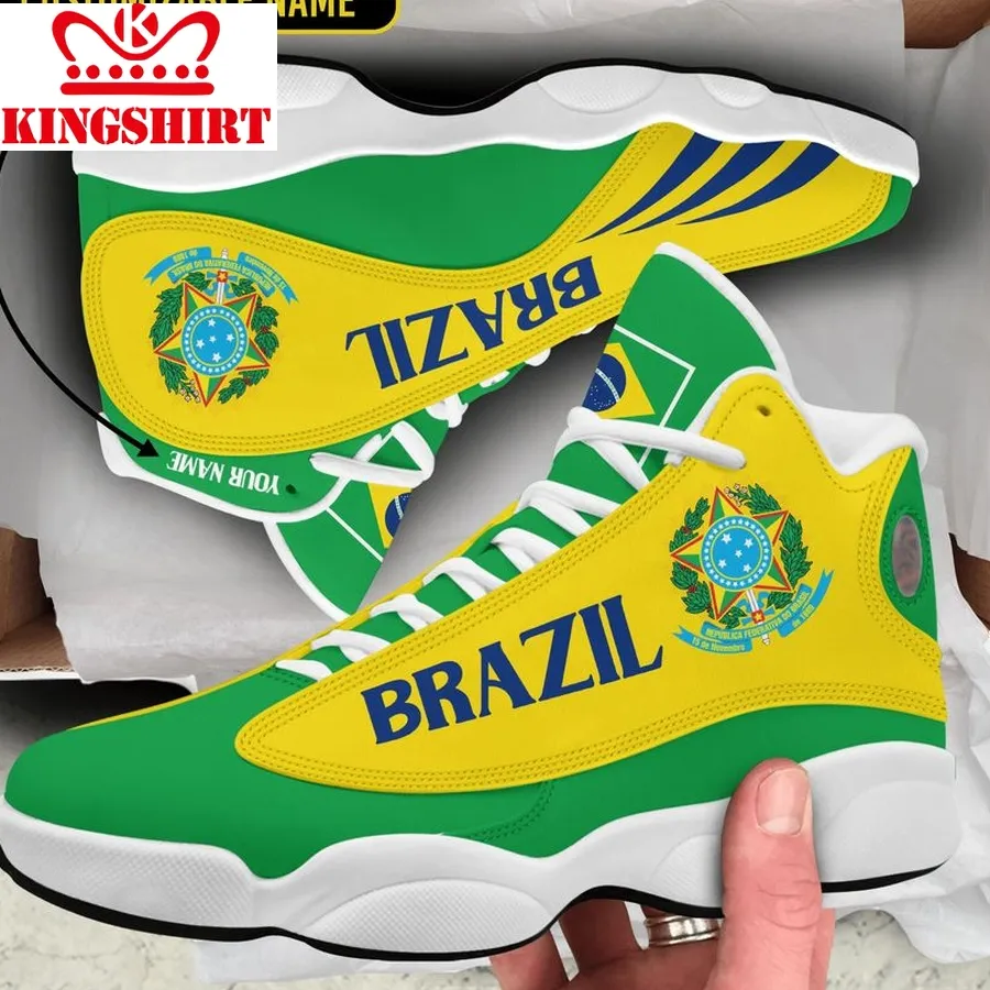 Brazil Jordan 13 Shoes Air Jordan 13 Sneaker Jd13 Sneakers Personalized Shoes Design