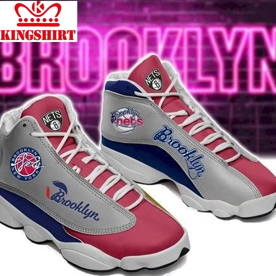 Brooklyn Nets Basketball Team Custom Tennis Shoes Air Jd13 Sneakers