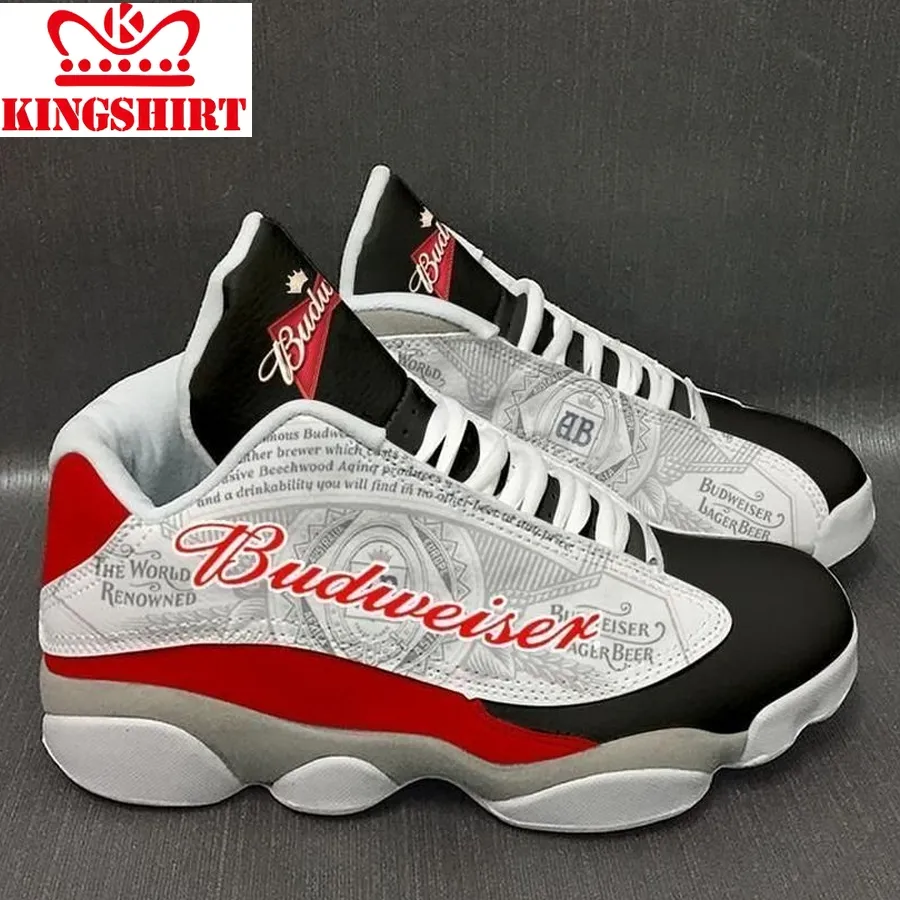 Budweiser Beer 2 Form Air Jordan 13 Sneakers 13 Personalized Shoes Sport Sneakers Jd13 Sneakers Personalized Shoes Design