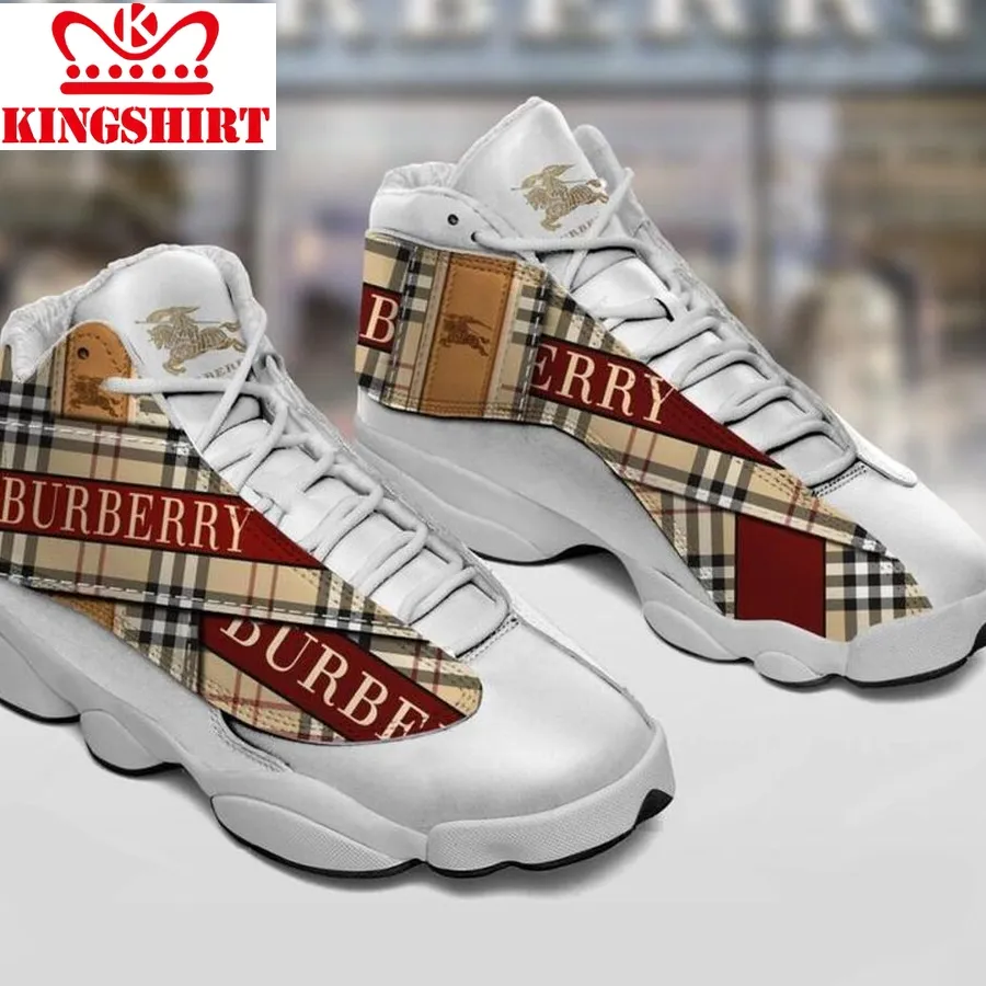 Burberry Luxury Air Jordan 13 Shoes Burberry Sneakers Gifts For Men Women L Jd13