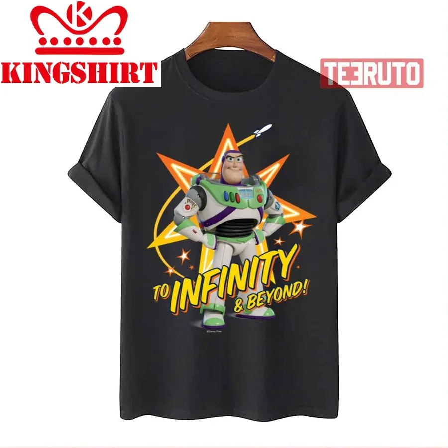 Buzz To Infinity  Beyond Stars Toy Story 4 Unisex T Shirt