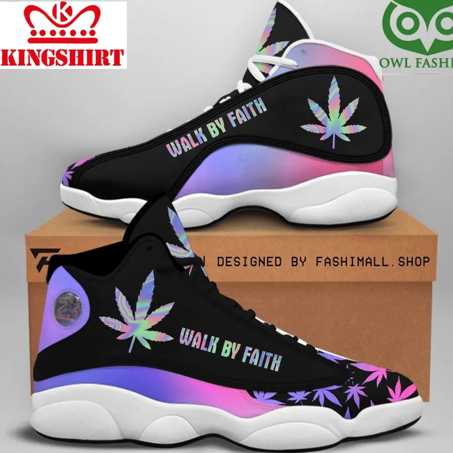 Cannabinoid Walk By Faith Hologram Air Jordan 13 Shoes