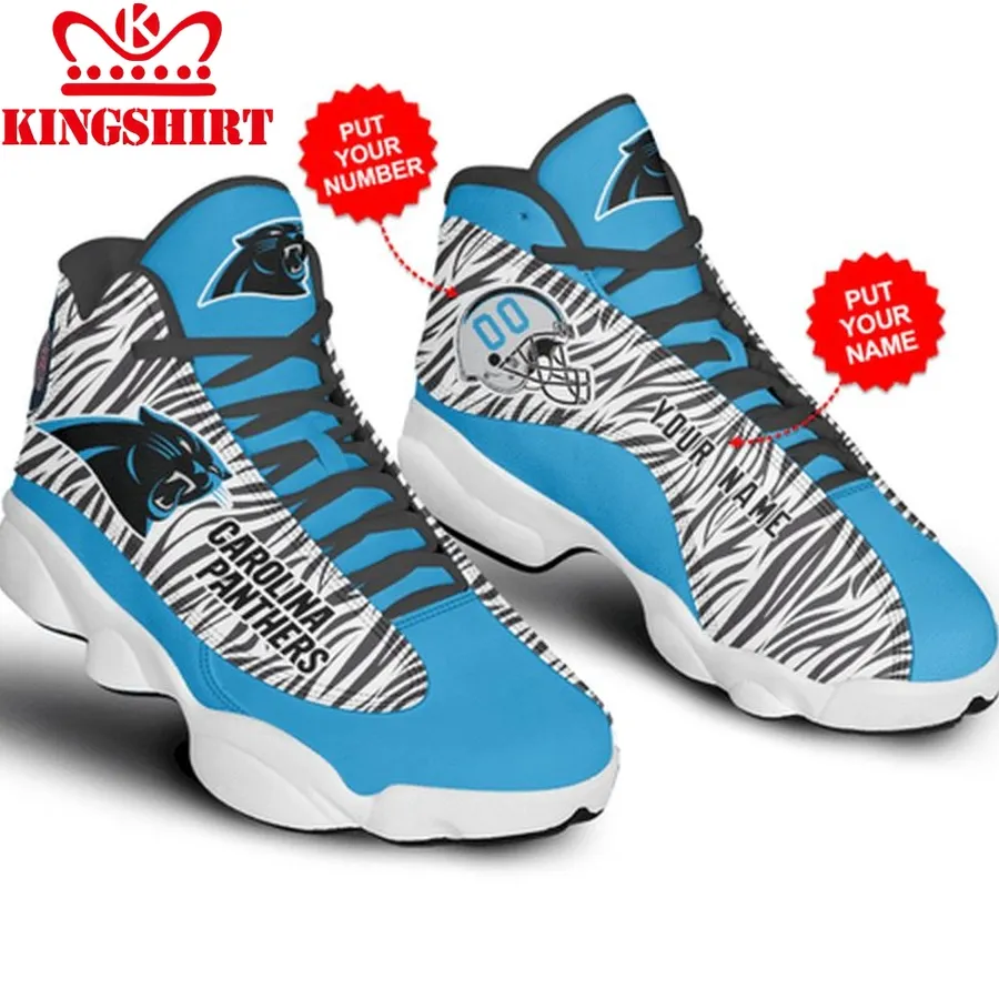 Carolina Panthers Football Customized Shoes Air Jd13 Sneakers
