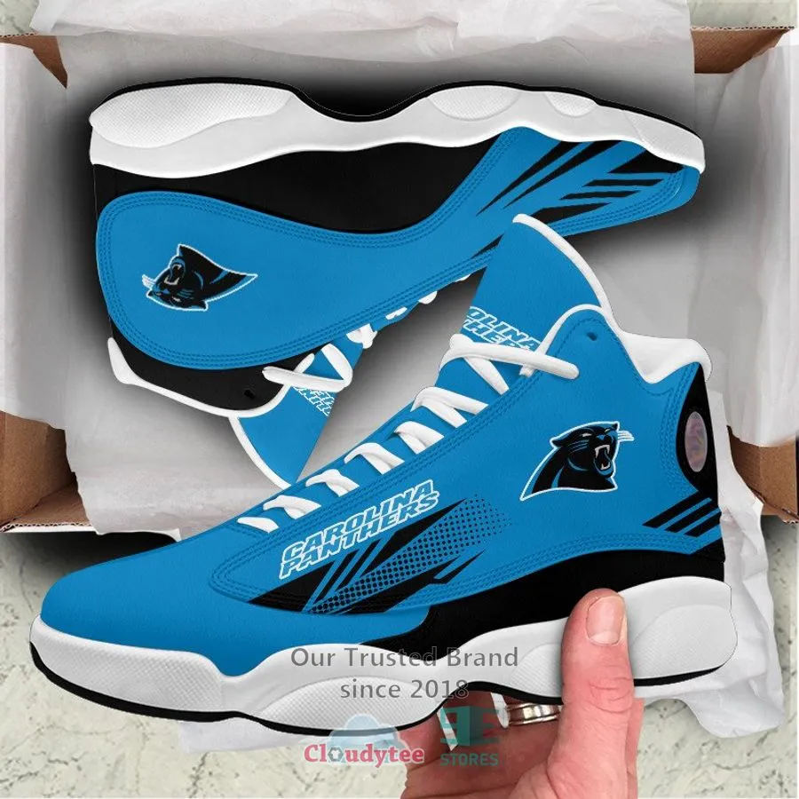 Carolina Panthers Nfl Air Jordan 13 Sneaker Shoes  