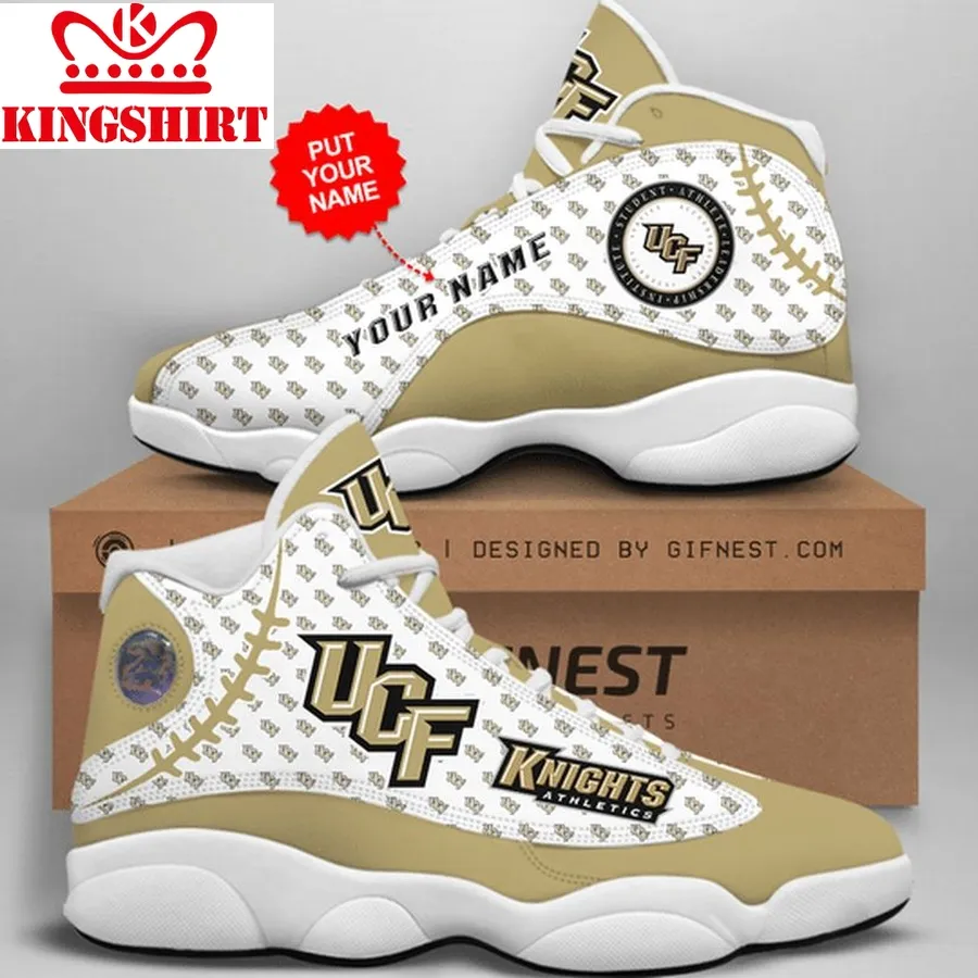 Central Florida Knights Men's Jordan 13 Custom Name Personalized Shoes
