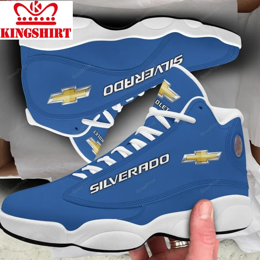 Chevrolet Silverado Air Jordan 13 Blue Shoes, Sneaker Pod Design