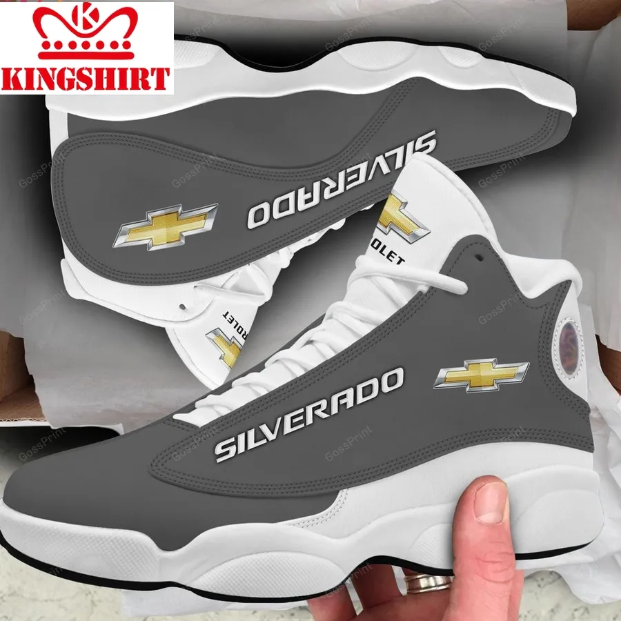Chevrolet Silverado Air Jordan 13 Gray Shoes, Sneaker
