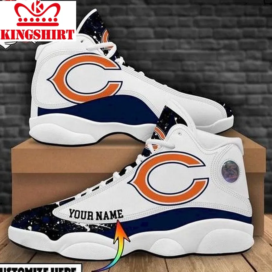 Chicago Bears Football Air Jd13 Sneakers Customized Shoes Gift For Fan