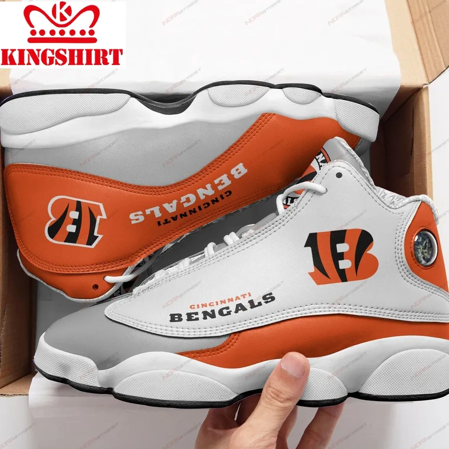 Cincinatti Bengals Air Jordan 13 Sneakers Sport Shoes Full Size