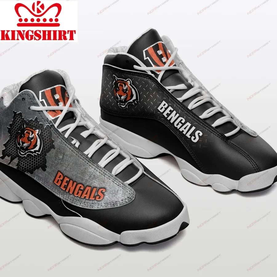 Cincinnati Bengals Air Jordan 13 Sneakers Sport Shoes Full Size