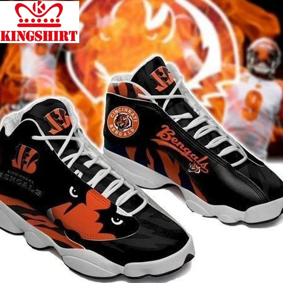 Cincinnati Bengals Custom Tennis Air Jordan 13 For Fan Shoes Sport Sneakers