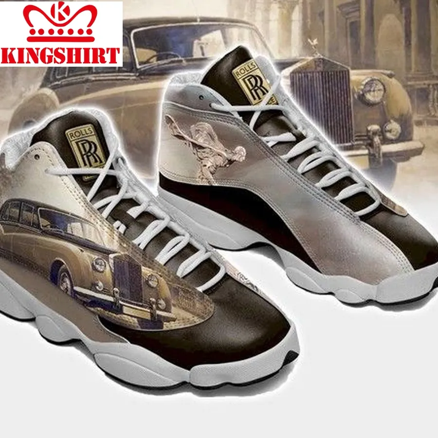 Classic Rolls Royce Custom Tennis Shoes Air Jordan 13 Sneakers Sneakers Personalized Shoes Design