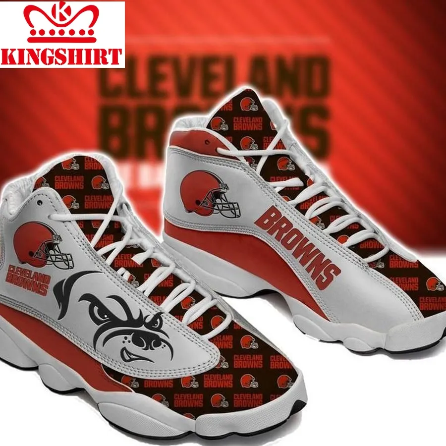Cleveland Browns Football Jordan 13 Shoes  Jd 13 Sneaker