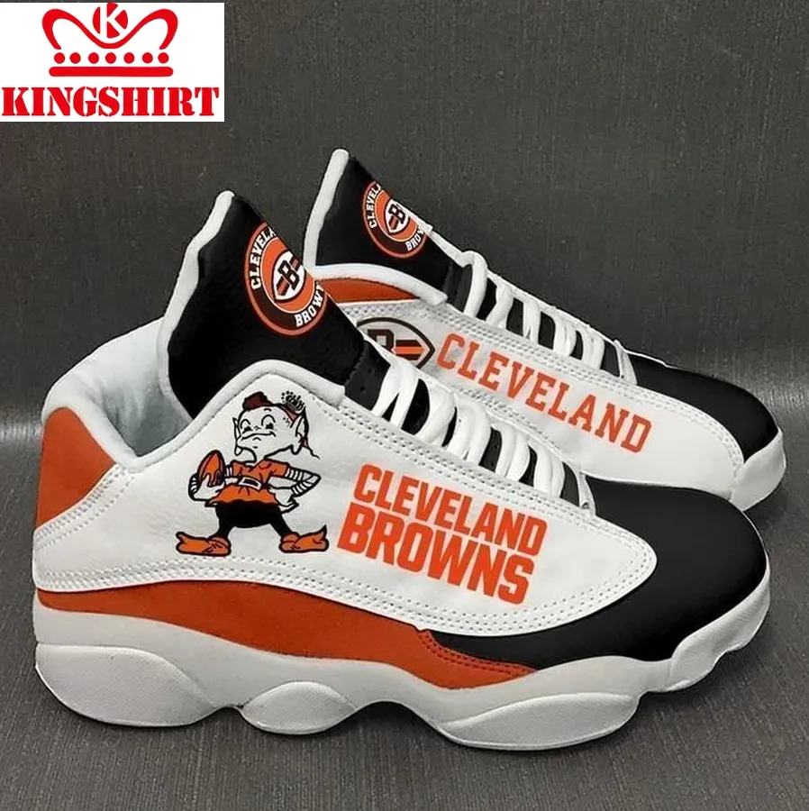 Cleveland Browns Jordan 13 Shoes Custom Jd13 Sneakers Sneakers Air Jordan 13 Sneaker Jd13 Sneakers Personalized Shoes Design