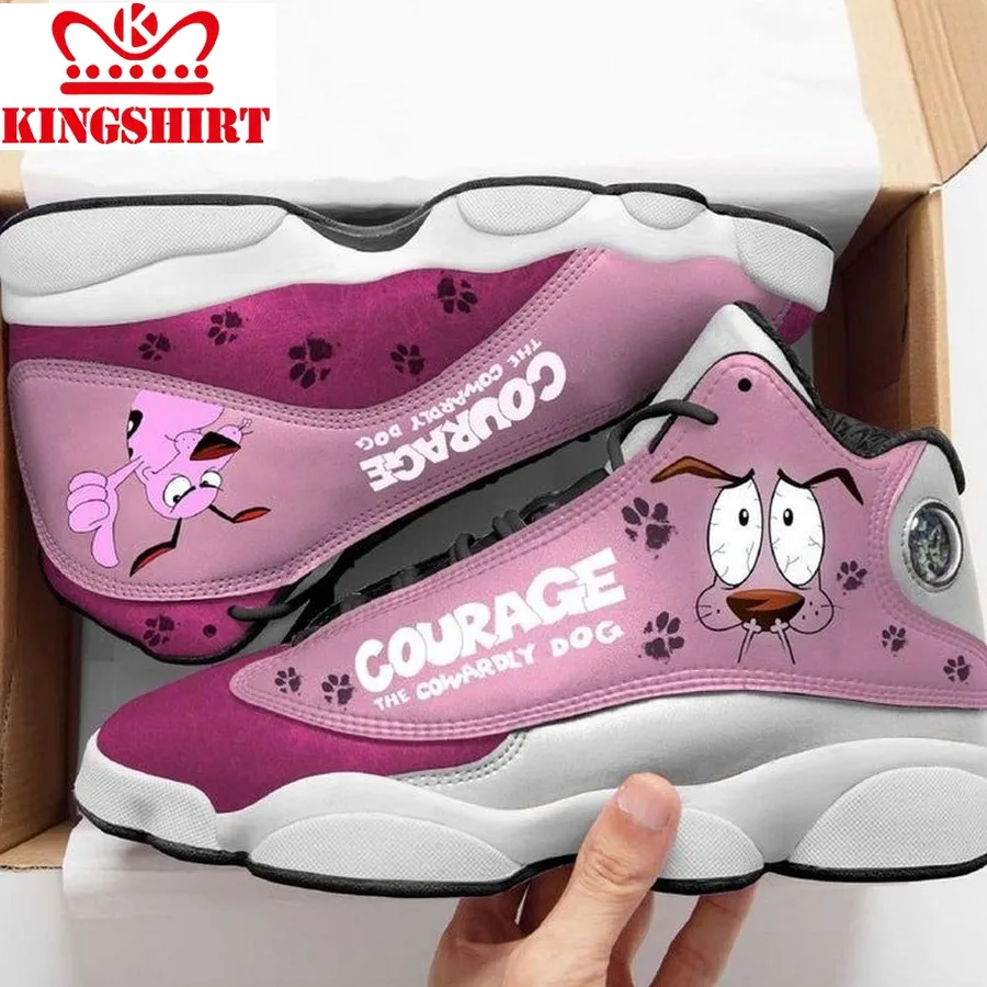Courage The Cowardly Dog Air Jordan 13 Film Sneakers Sport Shoes Running Shoes Top Gifts