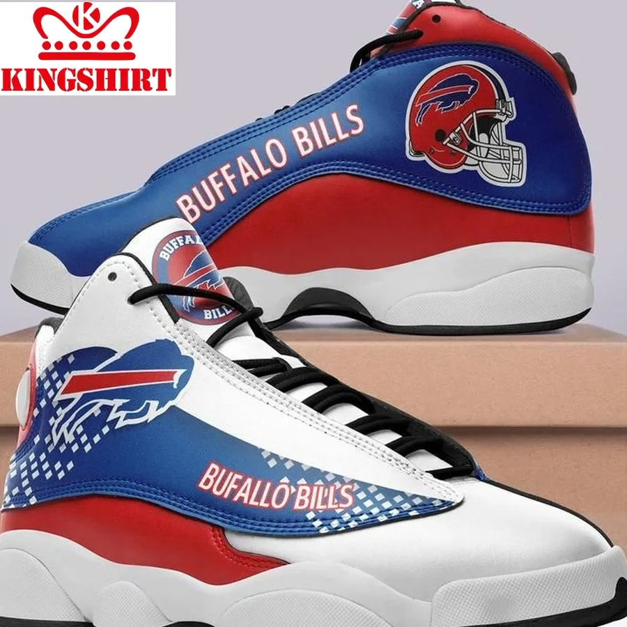 Custom Buffalo Bills Football Jordan 13 Sneakers