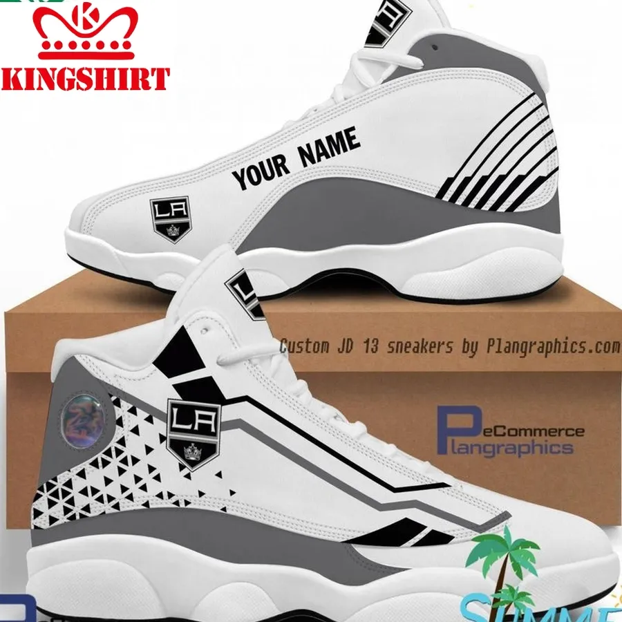 Custom Los Angeles Kings Jordan13 New Sneakers Sneakers Air Jordan 13 Sneaker Jordan13 New Sneakers Personalized Shoes Design