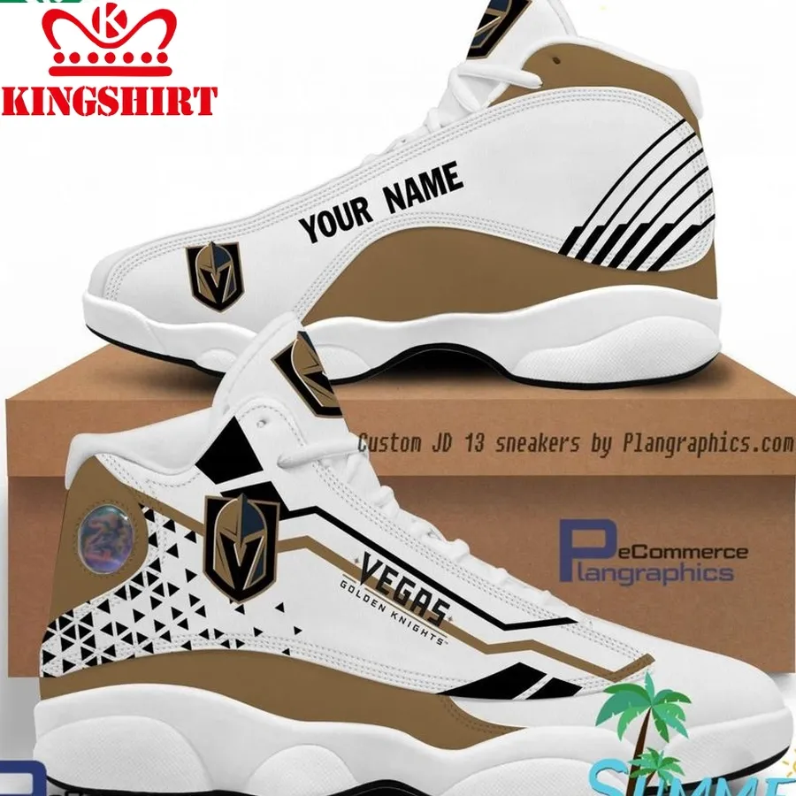 Custom Vegas Golden Knights Jordan13 New Sneakers Sneakers Air Jordan 13 Sneaker Jordan13 New Sneakers Personalized Shoes Design