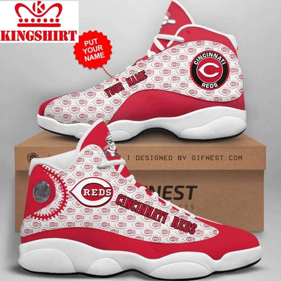 Customized Name Cincinnati Reds Jordan 13 Personalized Shoes