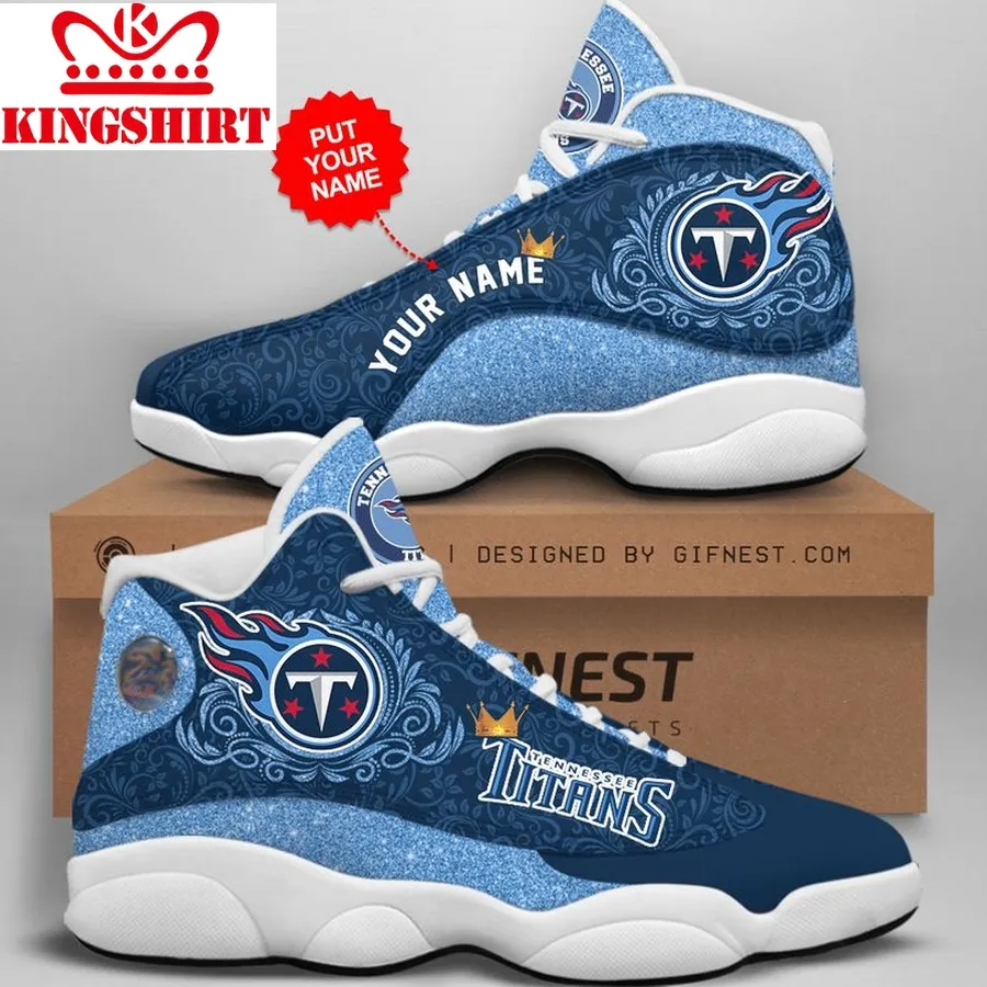 Customized Name Tennessee Titans Jordan 13 Personalized Shoes