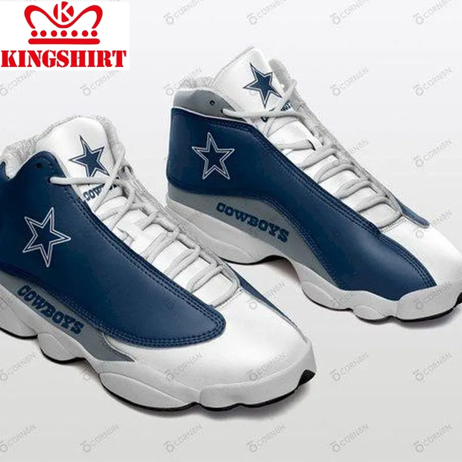Dallas Cowboys Air Jd13 Sneakers 098 Custom Jordan