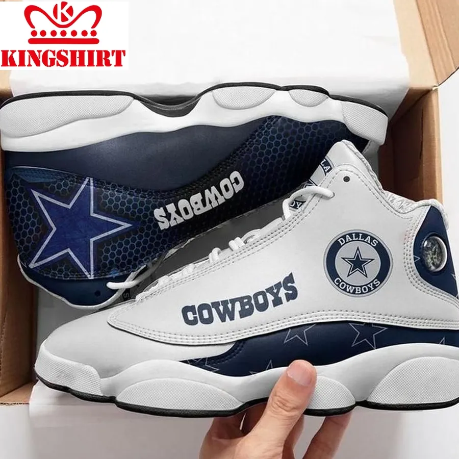 Dallas Cowboys Air Jordan 13 Custom Sneakers Football Sneakers