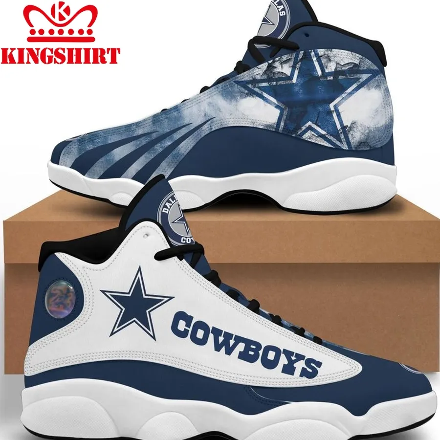 Dallas Cowboys Air Jordan 13 Custom Sneakers Running Shoes