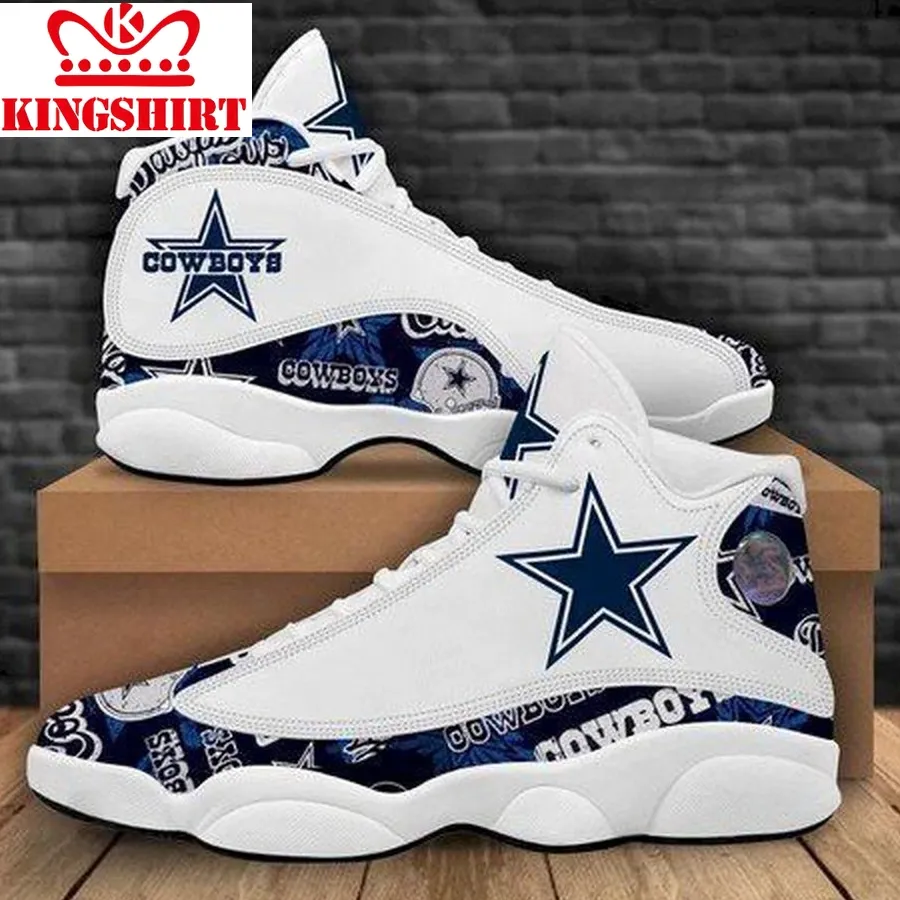  Dallas Cowboys Custom Air Jordan 13 Sneaker Custom Sports Shoes Jd2021 Des 27 