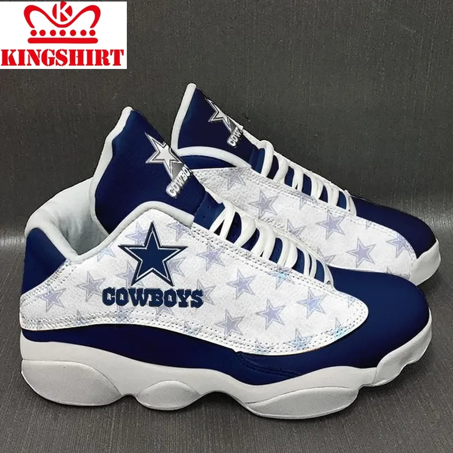 Dallas Cowboys Team Air Jordan 13 Custom Footballteam Sneakers